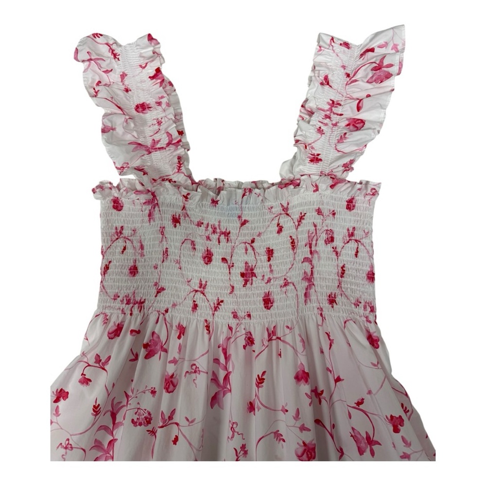 Hill House Home Midi Ellie Nap Dress Rose Botanical
Floral White Pink Size Large - Picture 4 of 14